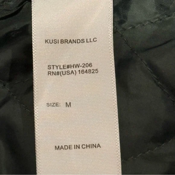 Hudson Womens Oversized Faux Leather Bomber Jacket Medium Black Shearling Edgy - Picture 15 of 15